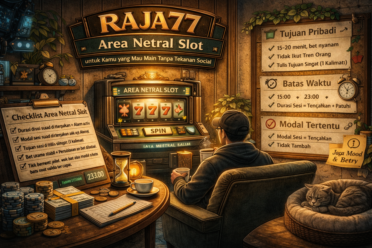 RAJA77: Area Netral Slot untuk Kamu yang Mau Main Tanpa Tekanan Sosial